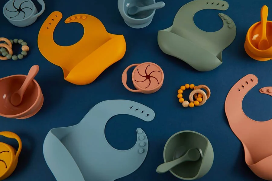 Infant feeding bowl set